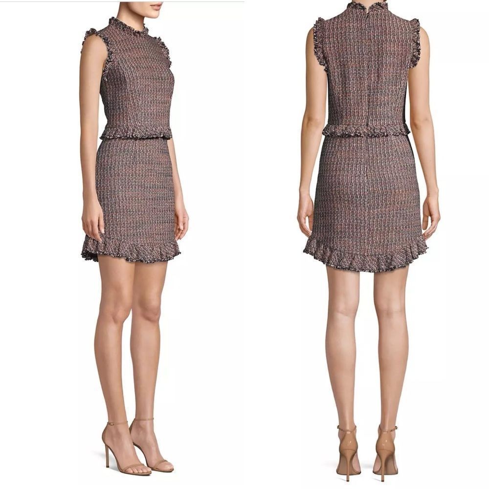 Rebecca Taylor Tweed Sheath Dress, excellent condition, Size 8, retail $495
